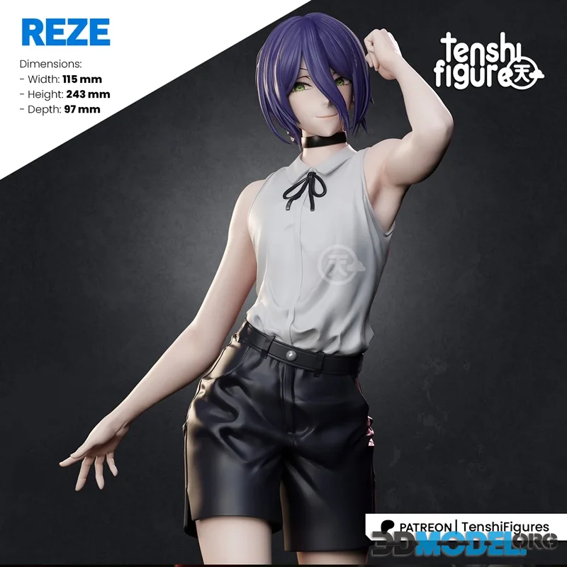 Tenshi Figures - Reze – Printable