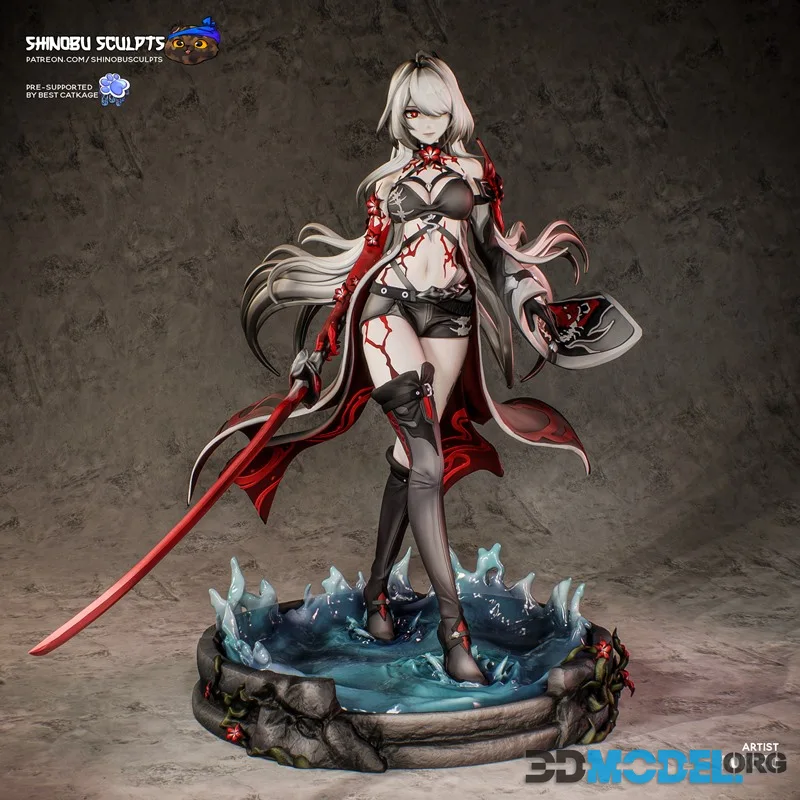 Shinobu Sculpts - Acheron - Honkai - Star Rail – Printable
