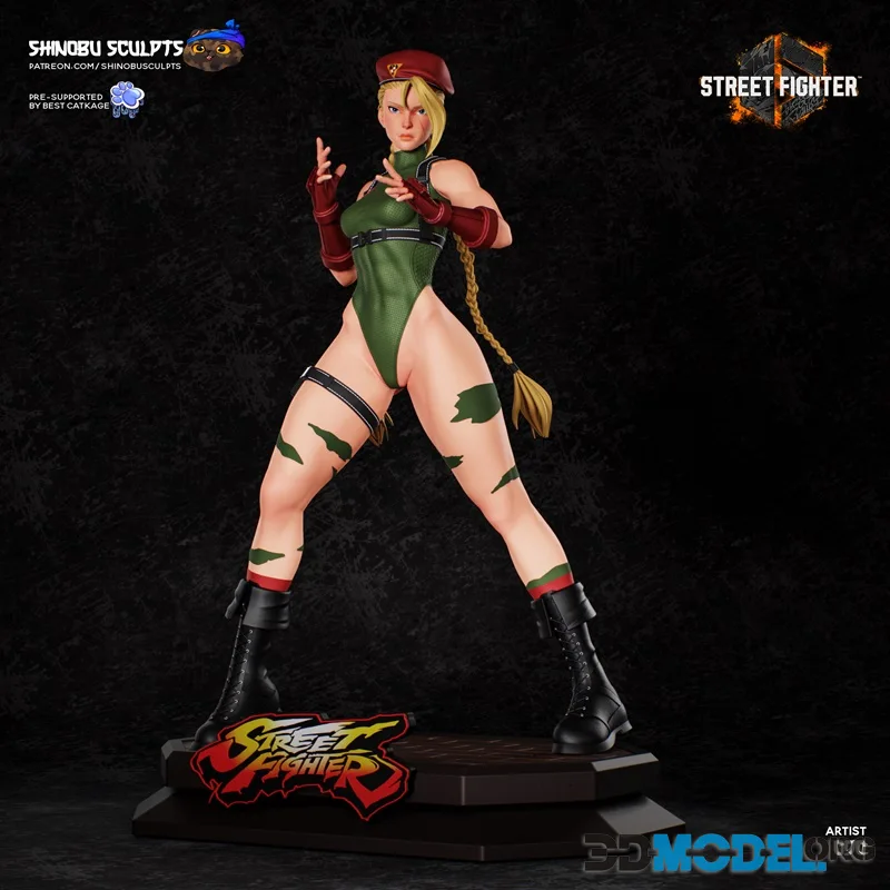 Shinobu Sculpts - Cammy - Street Fighter – Printable