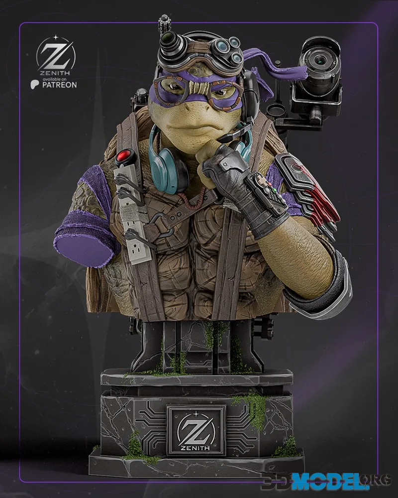 Zenith Studios - Donatello TMNT Bust – Printable