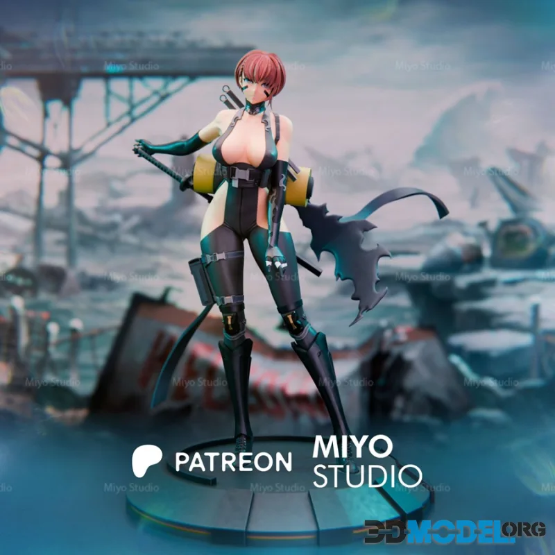 Miyo Studio - Delta Ninja Thief - Nikke Goddess Of Victory – Printable