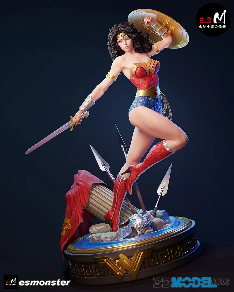 E.S Monster - Wedon woman – Printable