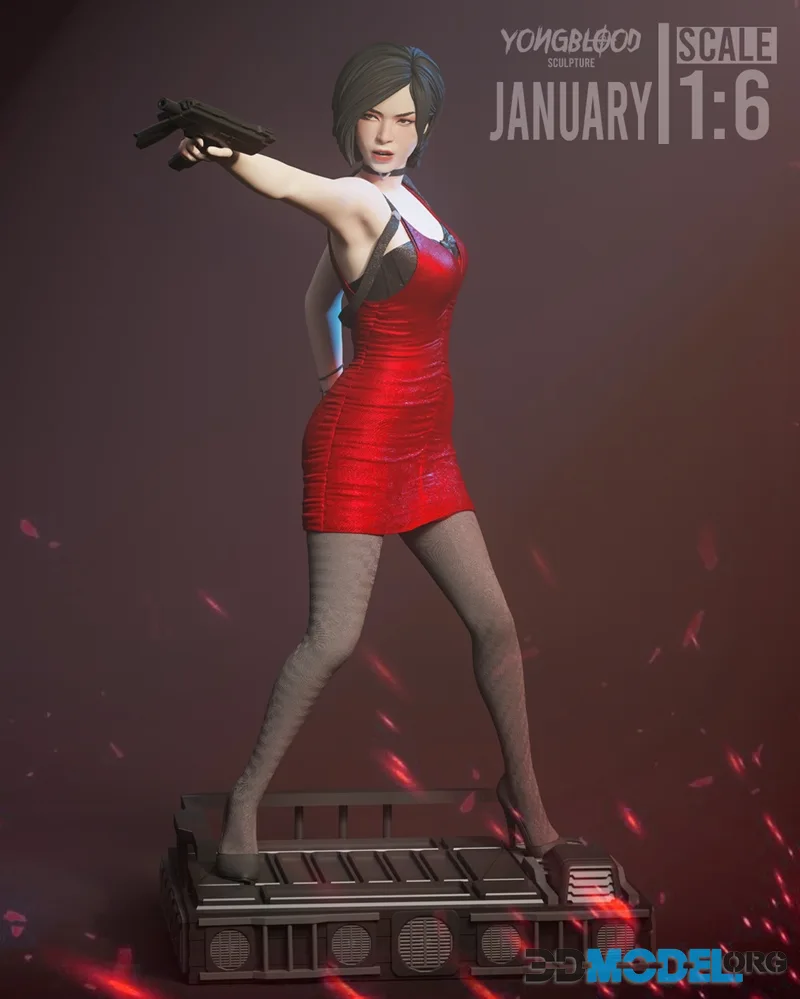 Yongblood Sculpture - Ada Wong Resident Evil 2 – Printable