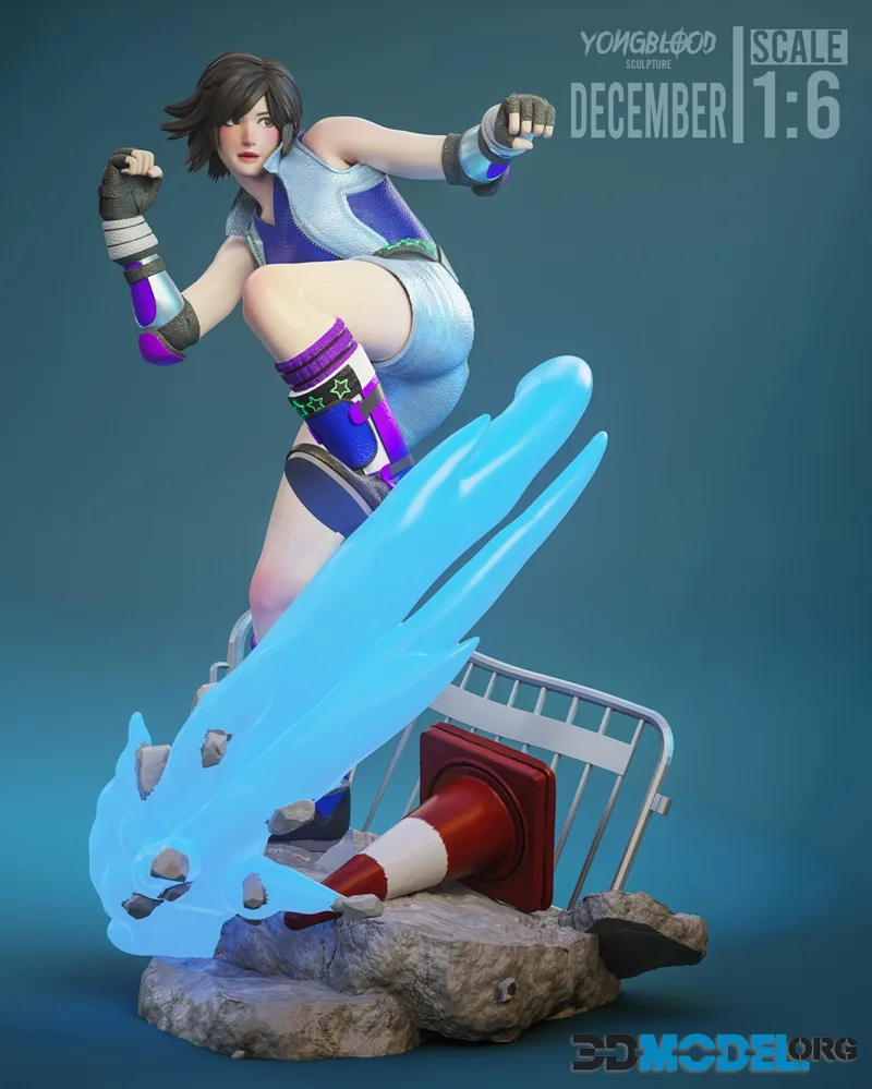 Yongblood Sculpture - Asuka Kazama – Printable