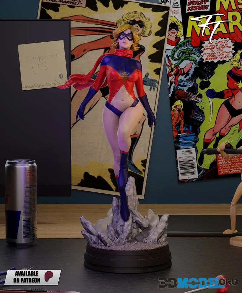 Trick or treat Studio - Ms Marvel Classic – Printable