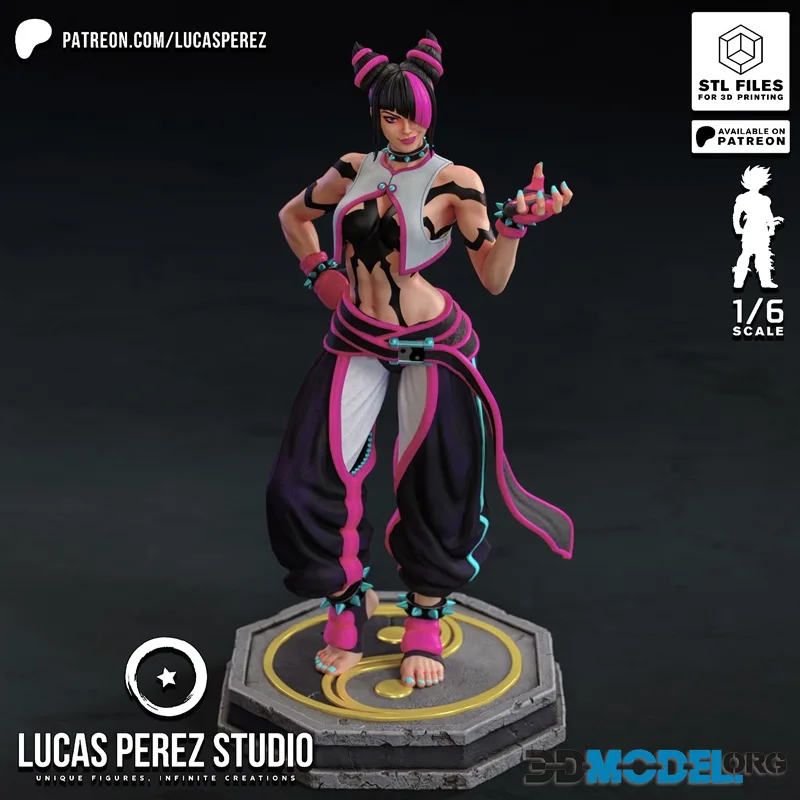 Lucas Perez - Juri - Street Fighter – Printable