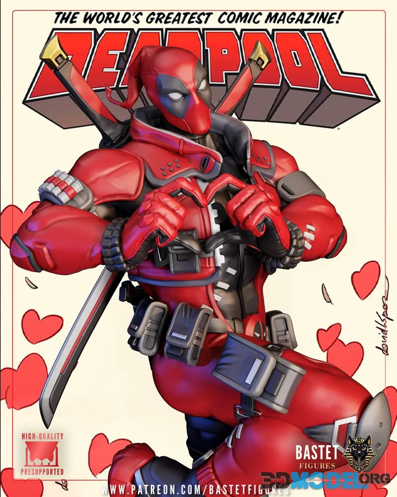 Bastet Figures - Deadpool – Printable