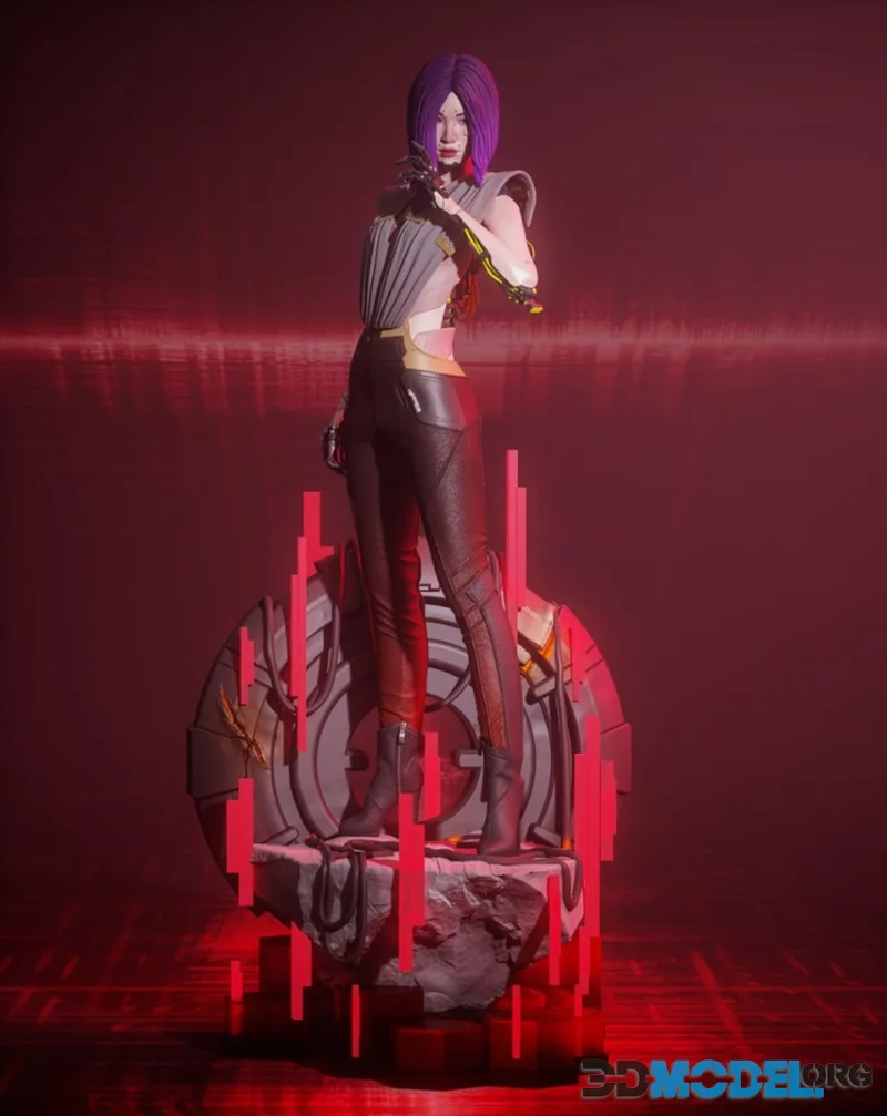 Yongblood Sculpture - Songbird - Cyberpunk 2077 – Printable