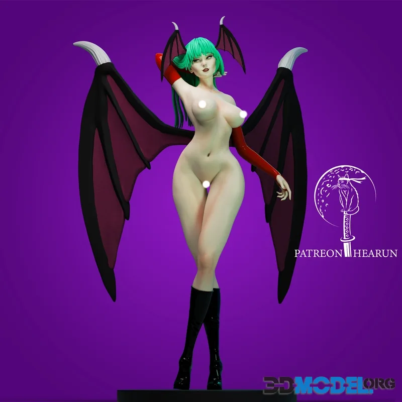 Hearun - Morrigan Aensland NSFW Version – Printable