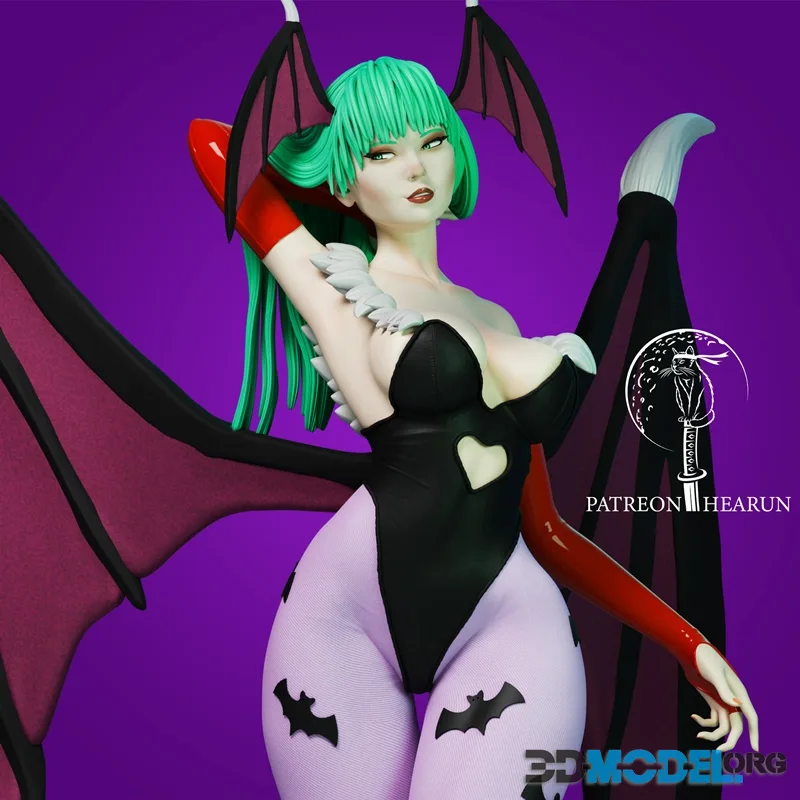 Hearun - Morrigan Aensland SFW – Printable