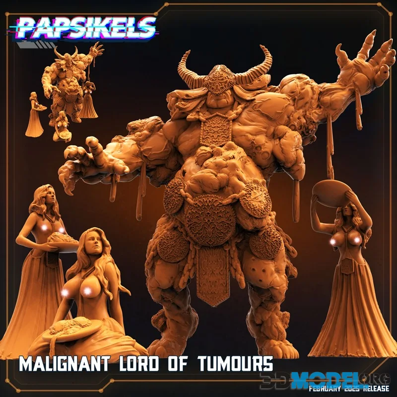 Papsikels Miniatures - Malignant Lord of Tumours – Printable