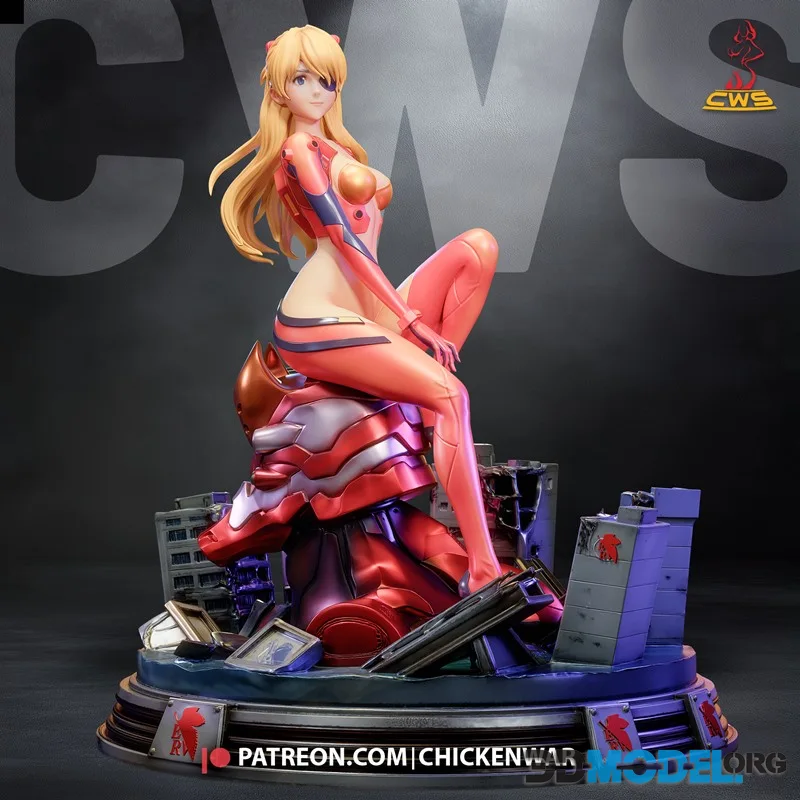 CW Studio -Asuka Langley - Evangelion Extra – Printable