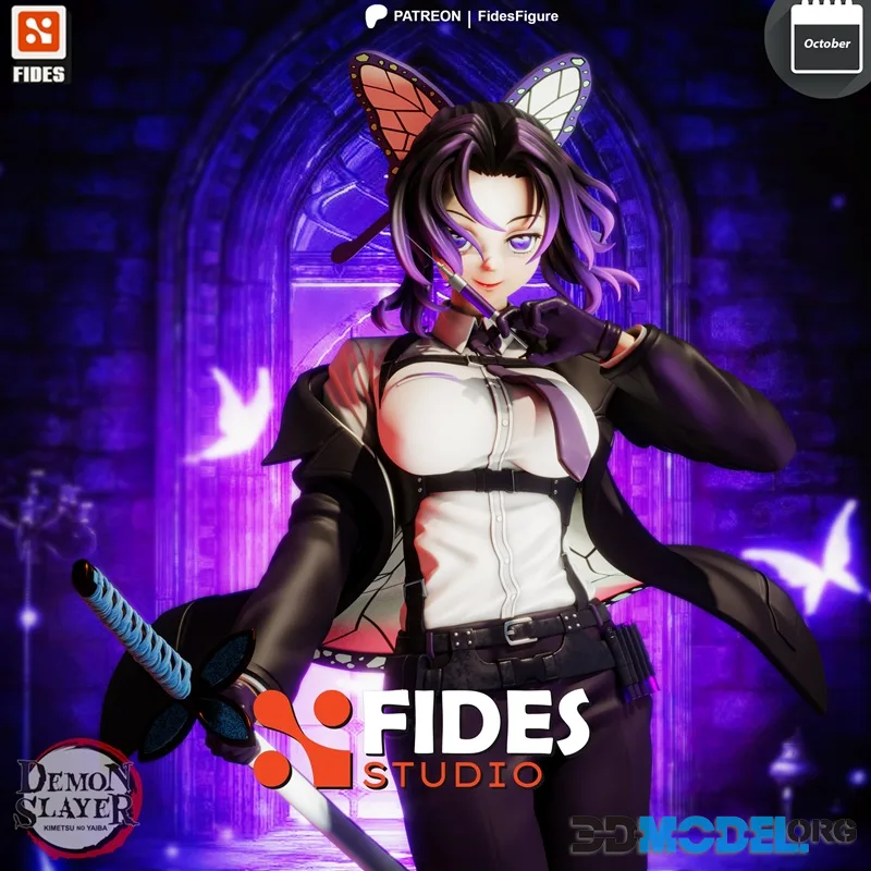 Fides Figure - Shinobu - Kimetsu no yaiba – Printable