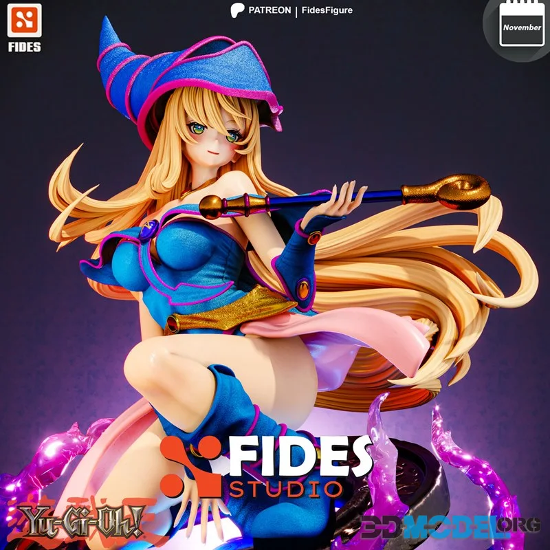 Fides Figure - Dark Magician Girl - YugiOh – Printable