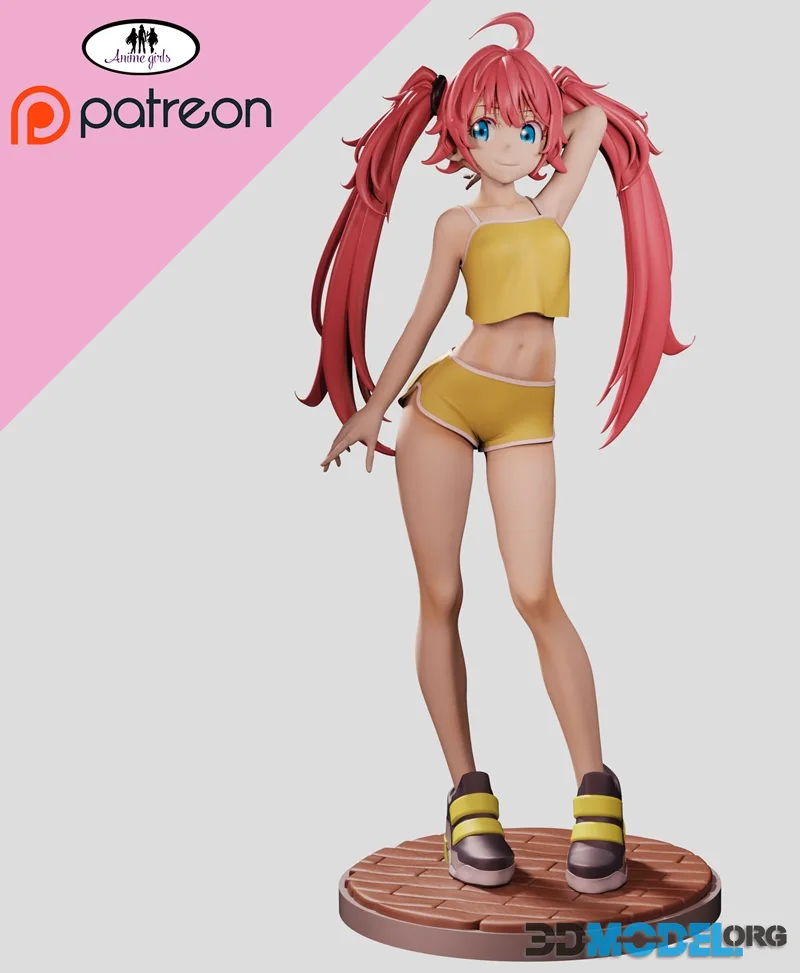Anime Girls - Milin v2 – Printable