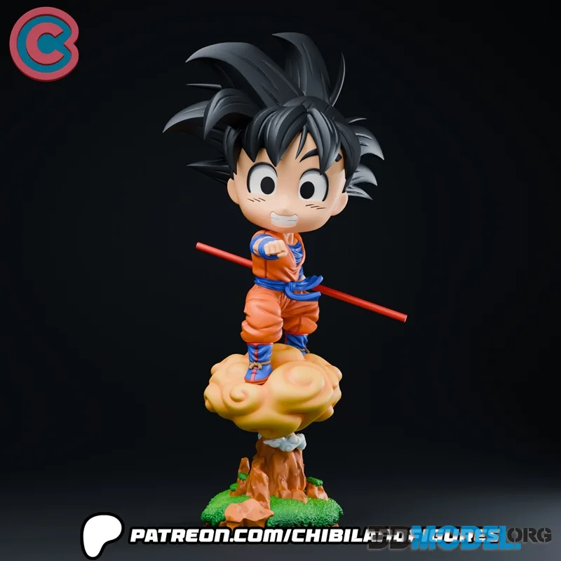 Chibi Land Figures - Goku - Dragon Ball Z - Chibi – Printable