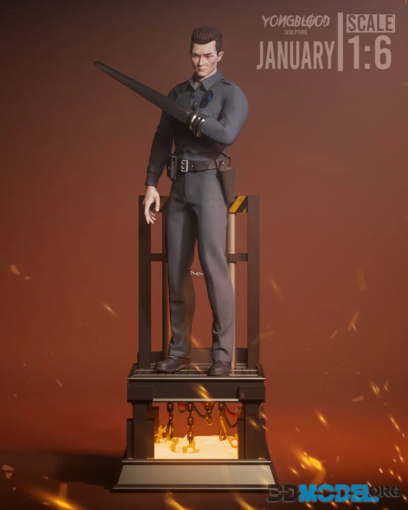 Yongblood Sculpture - T-1000 – Printable