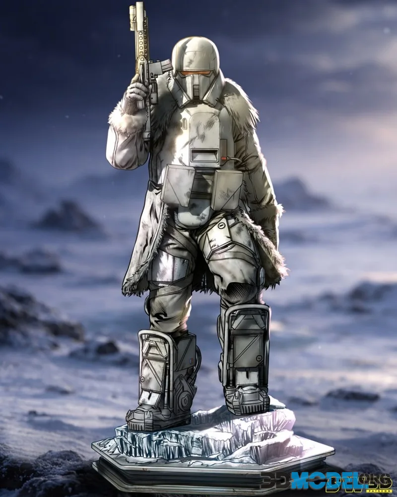 SW3D - Ranger Trooper Sculpture – Printable