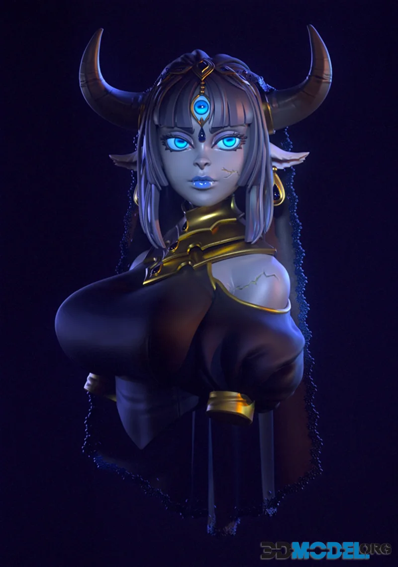 Jinn Hunter Amara Bust – Printable