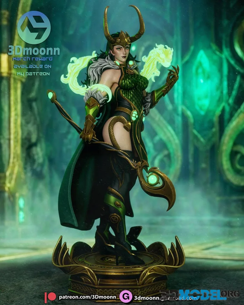 3Dmoonn - Lady Loki - Marvel Rivals – Printable