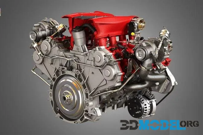 488 GTB Engine – V8 Twin Turbo Engine (PBR)