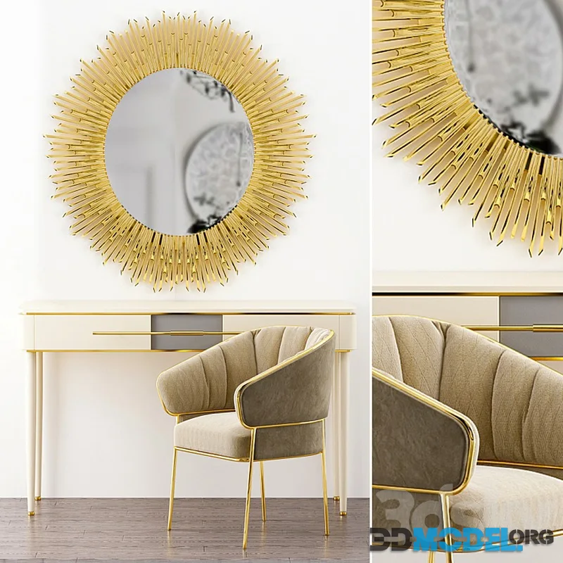 Agra Dressing Table Frato Interiors