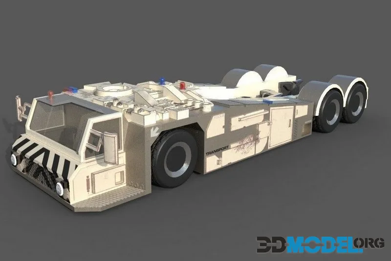 AIRPORT TRUCK MK 4 low-poly (PBR)