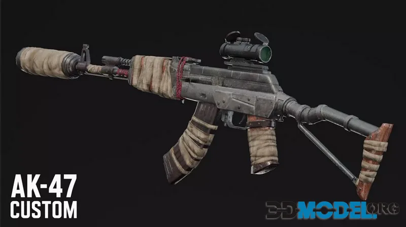AK-47 Special low-poly (PBR)