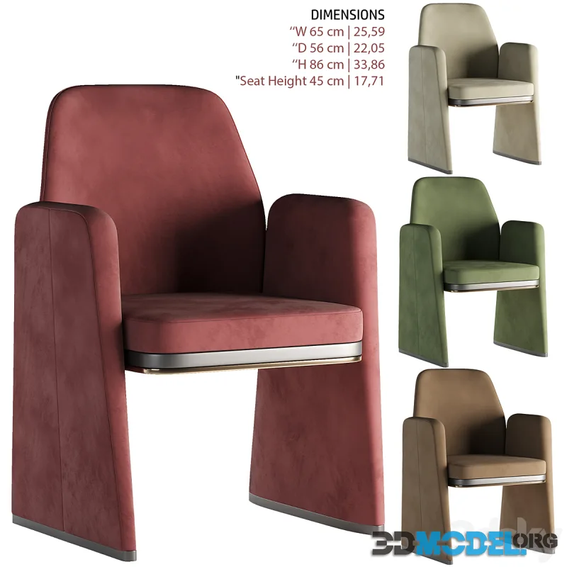 Armchair low-poly