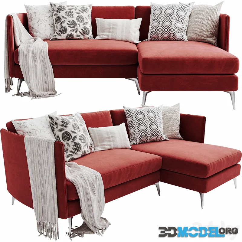 Boconcept OSaka 4 Chaise Lounge