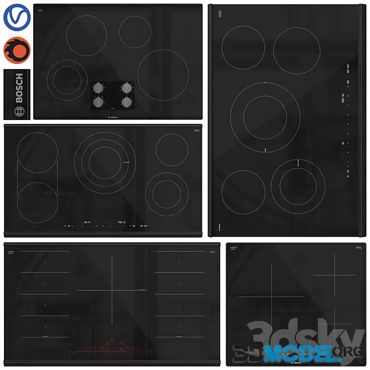 Bosch Induction Electric Hob Set01