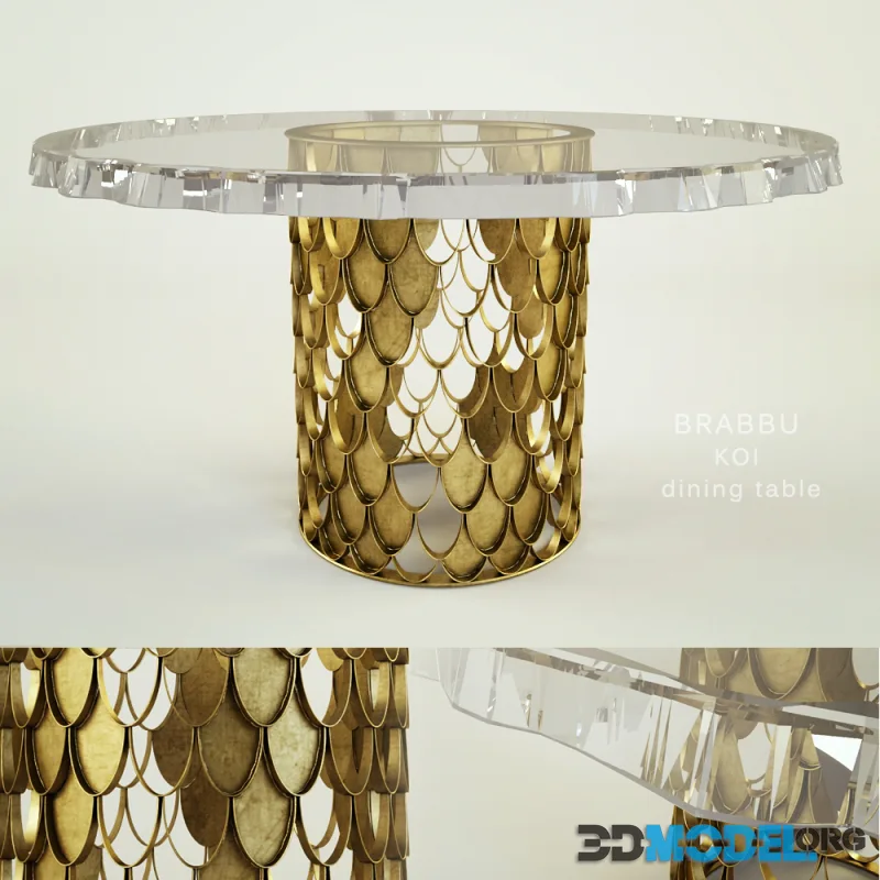 BRABBU KOI dining table