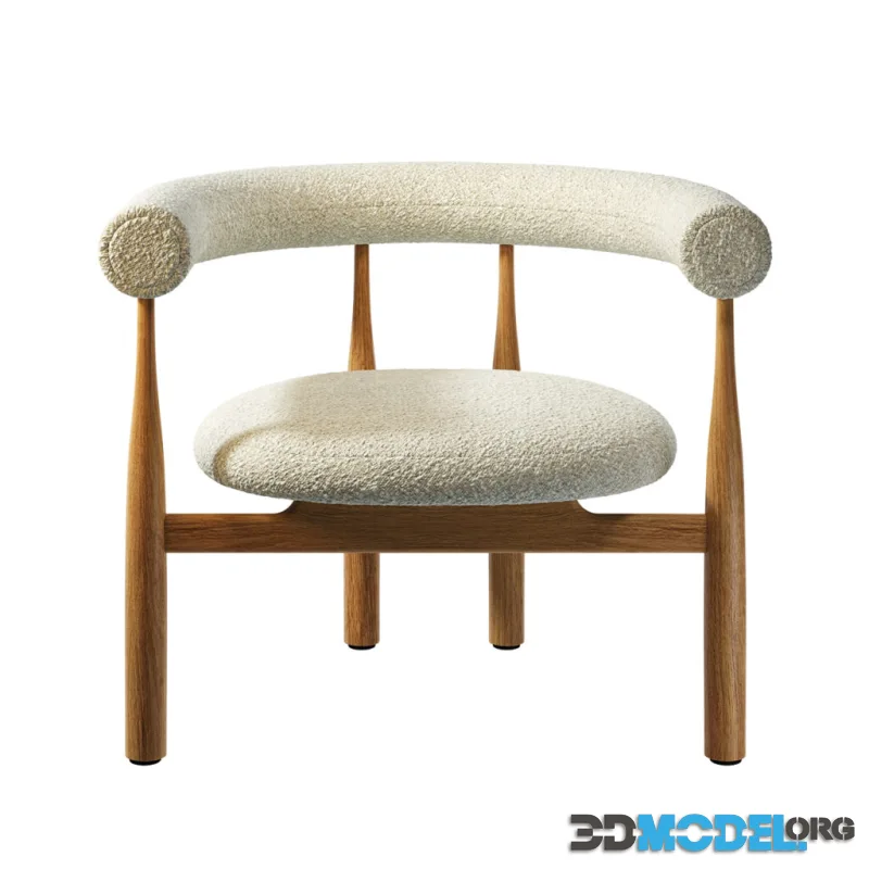 Bukowski Lounge Chair by New Works