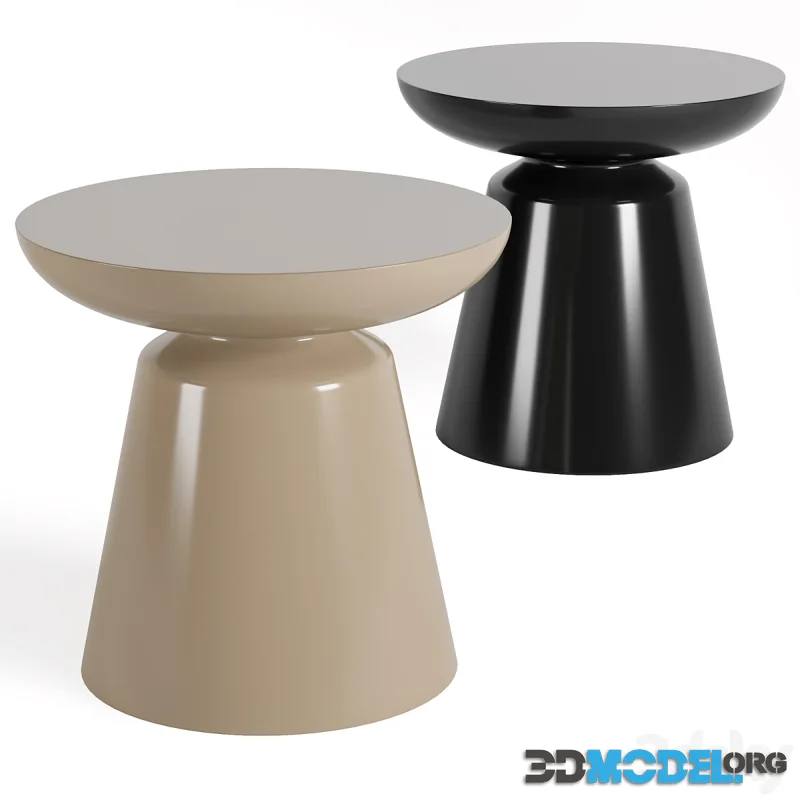 Cap side table by luxdeco