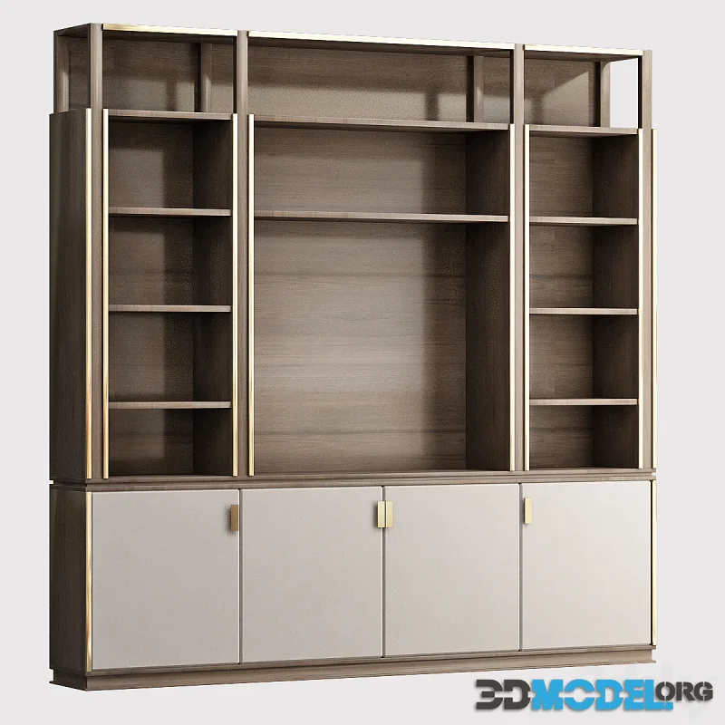 Capital Collection HUG Bookcase with TV stand
