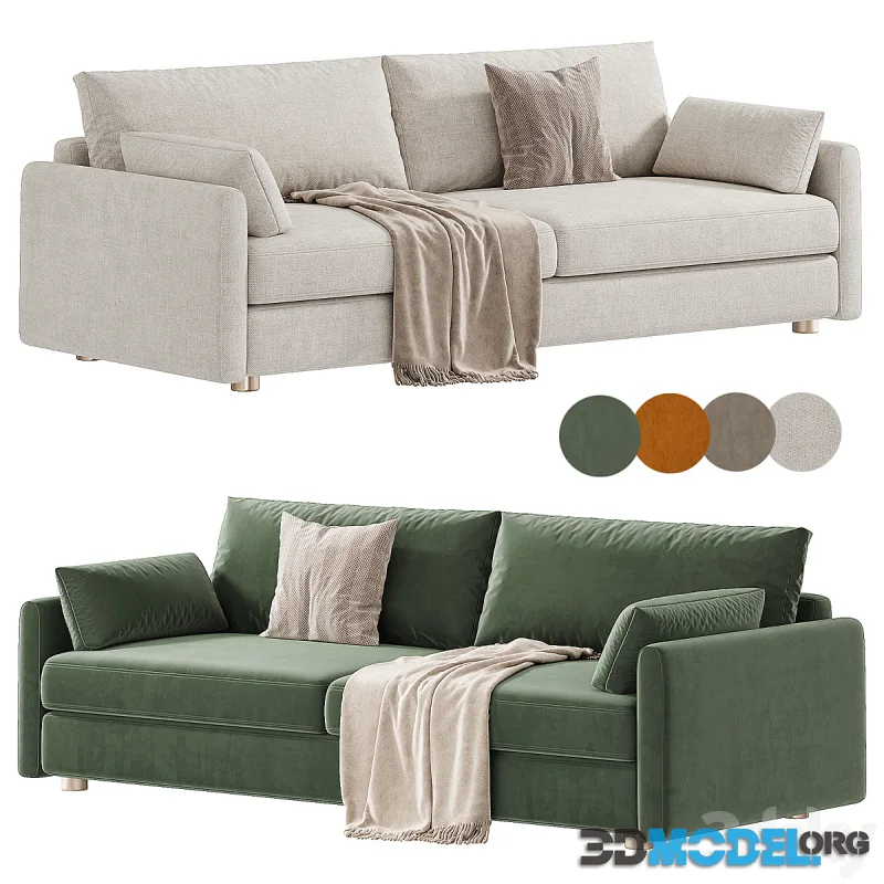 CB2 Malea Sofa 4 colors