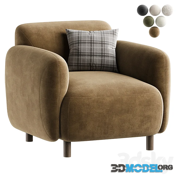 Chair Pipel-2 Bucle Beige
