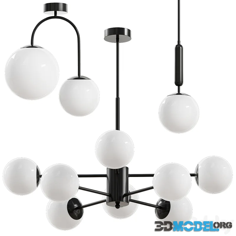 Chandelier Viokef Anouk 3 in 1