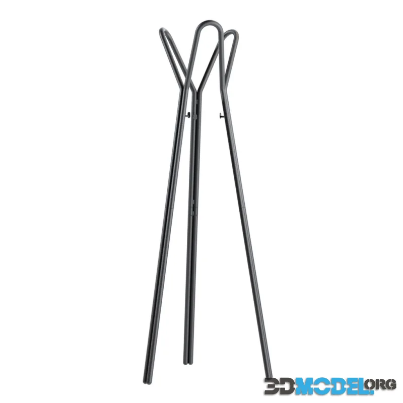 Charles Coat Rack by Metallbude