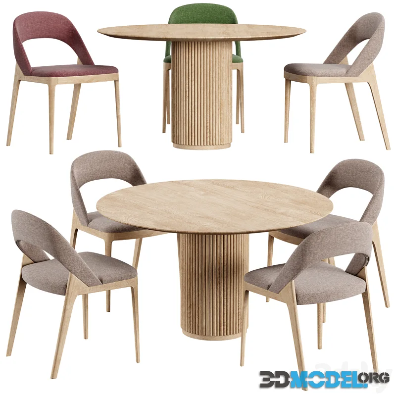 CLAMP Chair PALAIS ROYAL Table