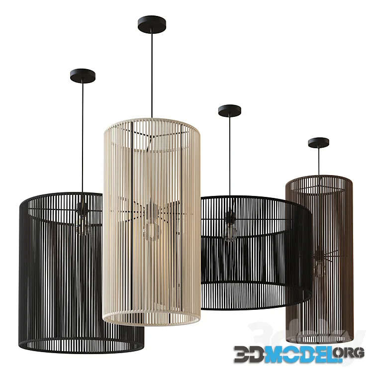 Composition of Scandi pendant lamps by EDL