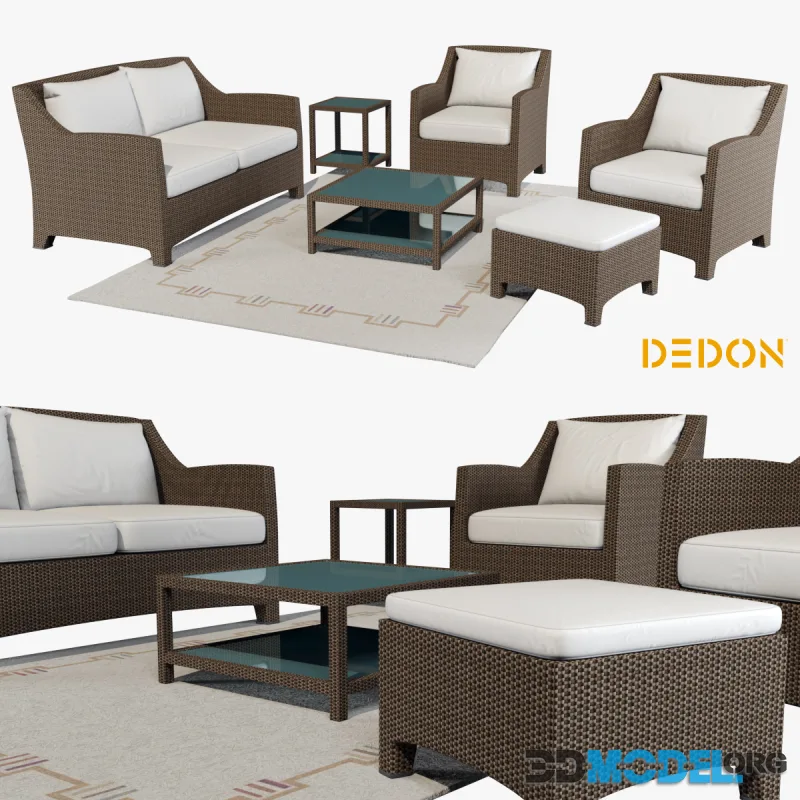 Couch & Chair collection Barcelona Dedon