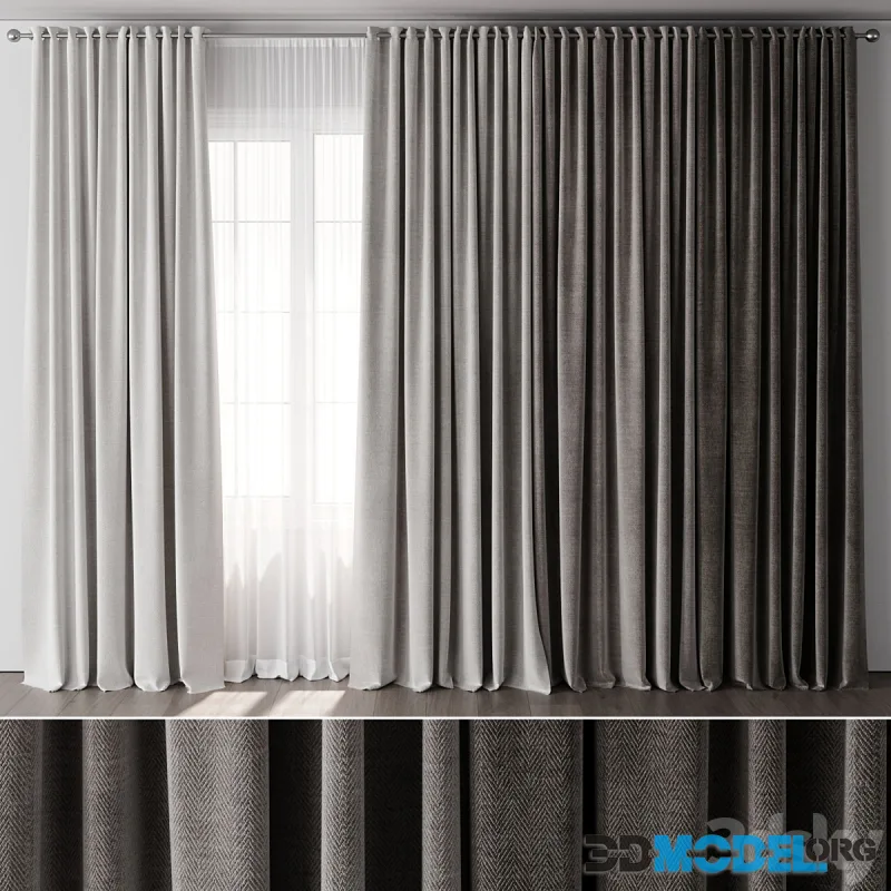 Curtain for Interior 093 (3 different color)
