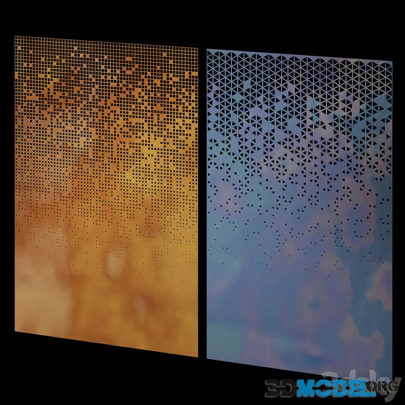 Decorative parametric panel