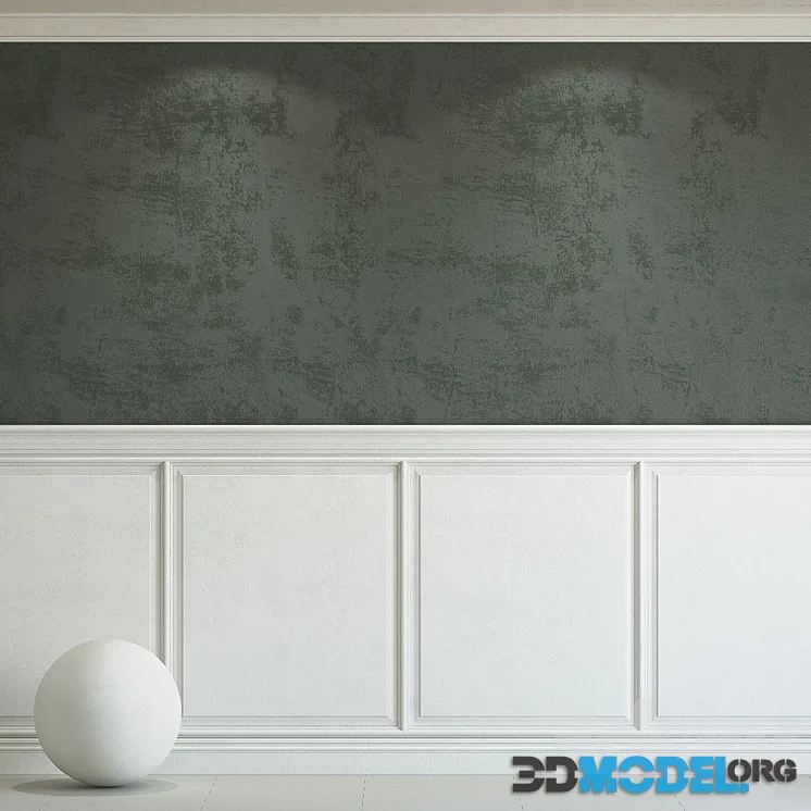 Decorative plaster with molding 249