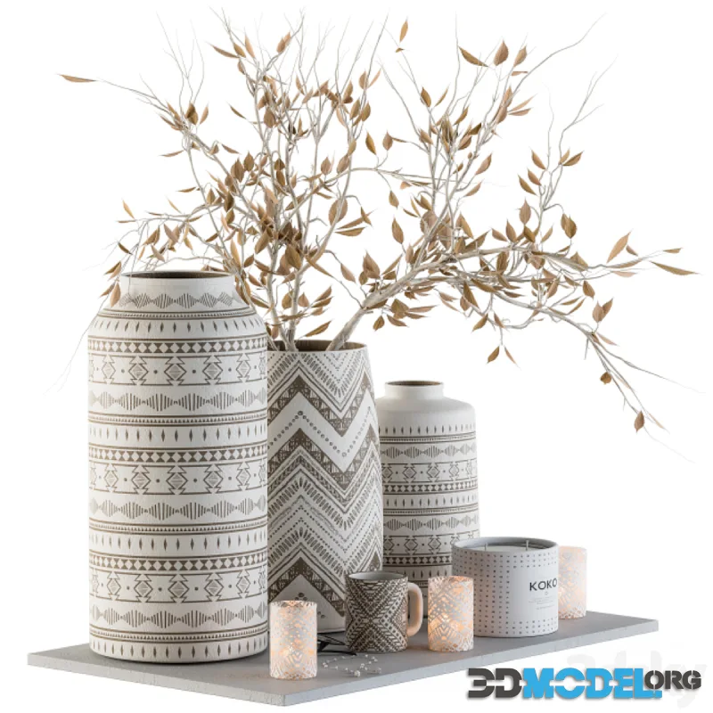 Decorative Set in Tray – Set 43