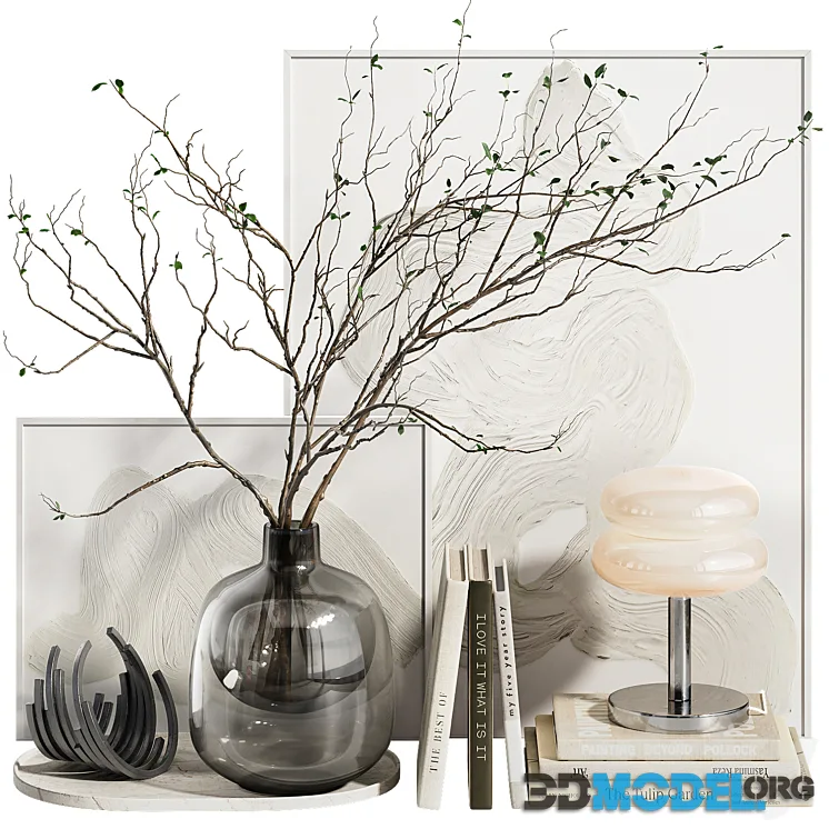 Decorative set with branches ch9