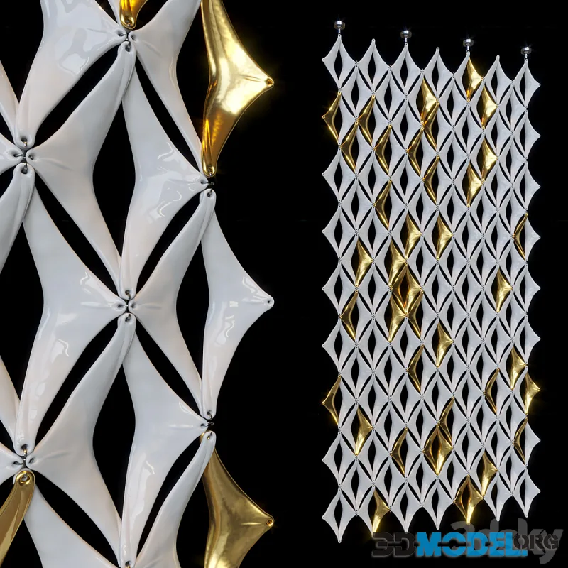 Decorative suspended partition wall Vargov® Design