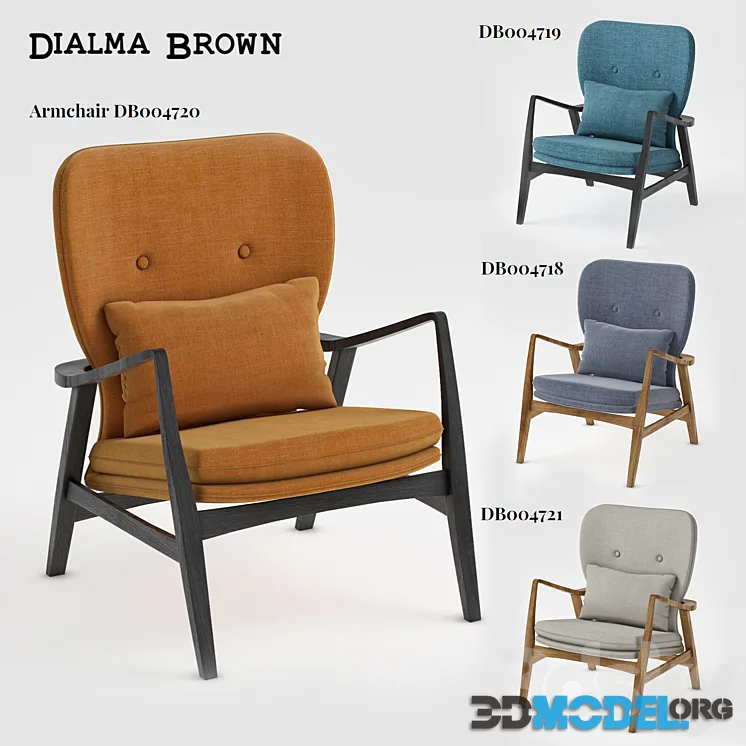 Dialma Brown Armchairs