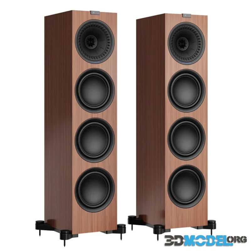 Floorstanding HiFi Speaker Q950 Walnut by KEF